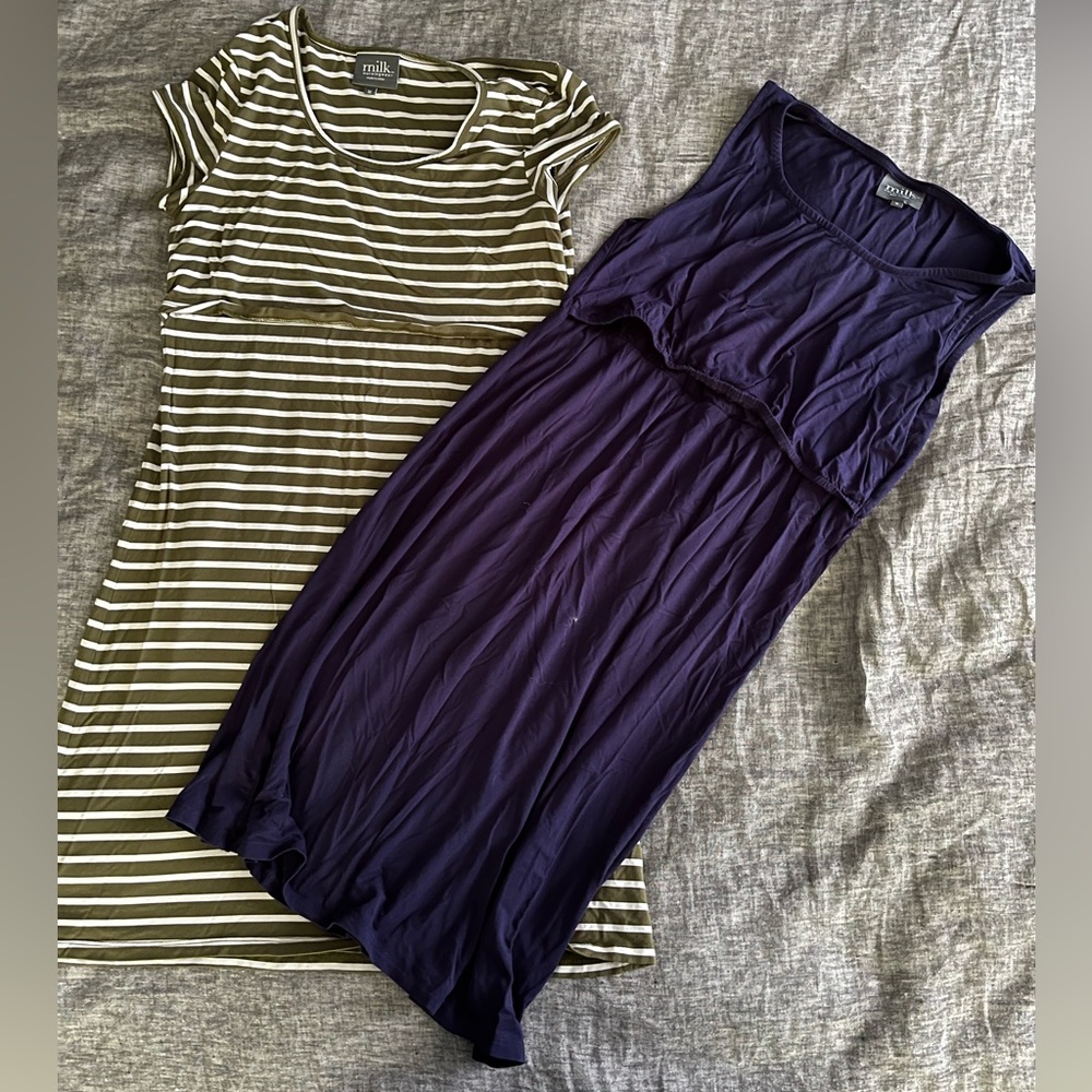Perfect spring nursing dresses from Milk Nursingwear